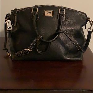 Dooney & Bourke Dillen Black Leather Satchel
